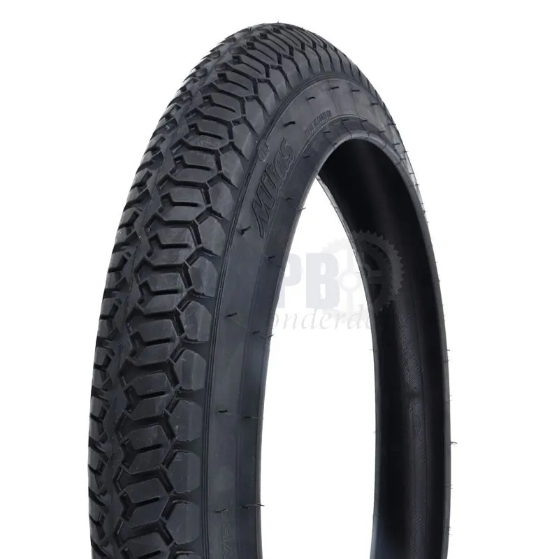Band Mitas MC 2 2.75-16 46J TL/TT witte zijwand voor/achter - 70000784