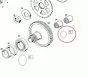 O-Ring Klein Aandrijftandwiel Tomos