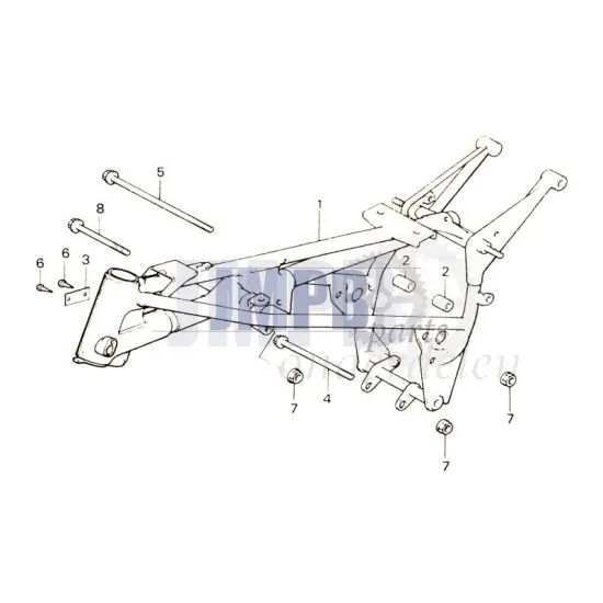 Frame Honda MT50