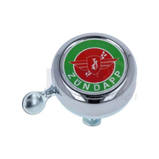 Bel Chroom Zundapp Groen/Rood