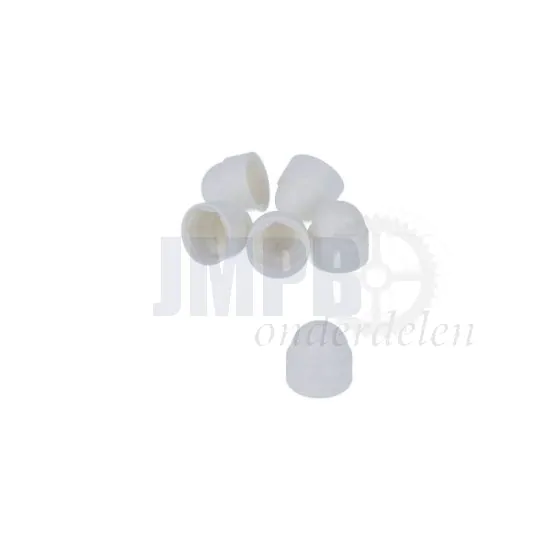 Dopmoerkap Wit - Glad - M6