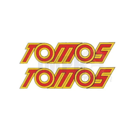Stickerset Tank Tomos 4L Oud Model