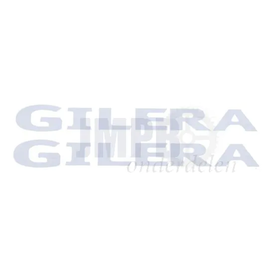 Gilera Woord Stickerset Wit 315X30MM