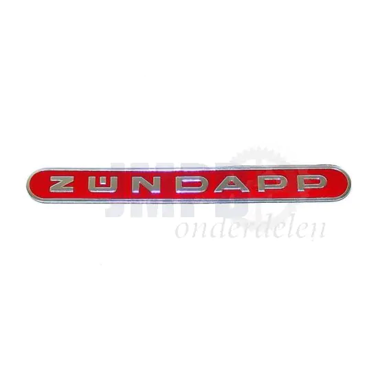 Tankembleem Zundapp Rood