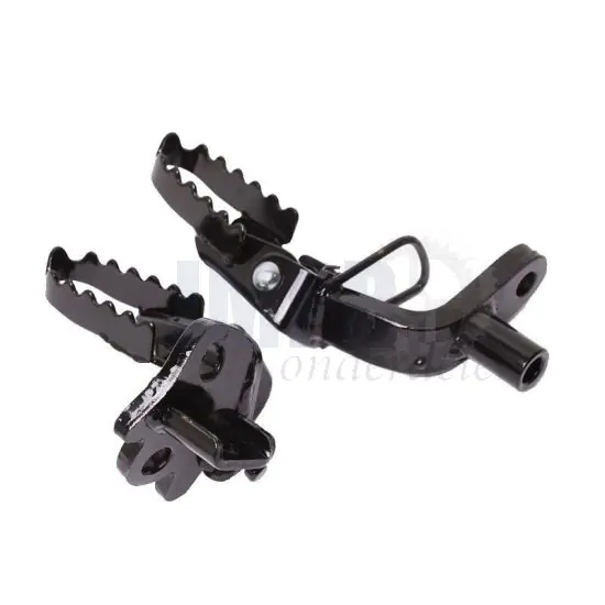 Voetstepset Voorzijde Compleet Zwart Honda MT50