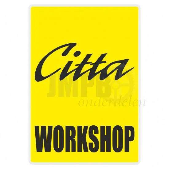 Workshop Sticker Citta Geel Engels