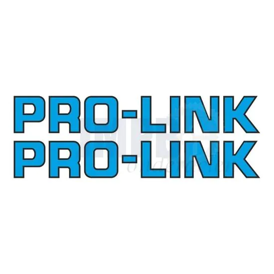 Stickerset Pro-Link Blauw 16.5CM