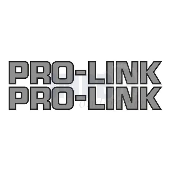Stickerset Pro-Link Zilver 29CM