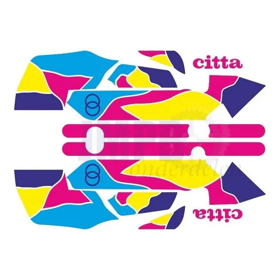 Stickerset Gilera Citta Funny Cerise