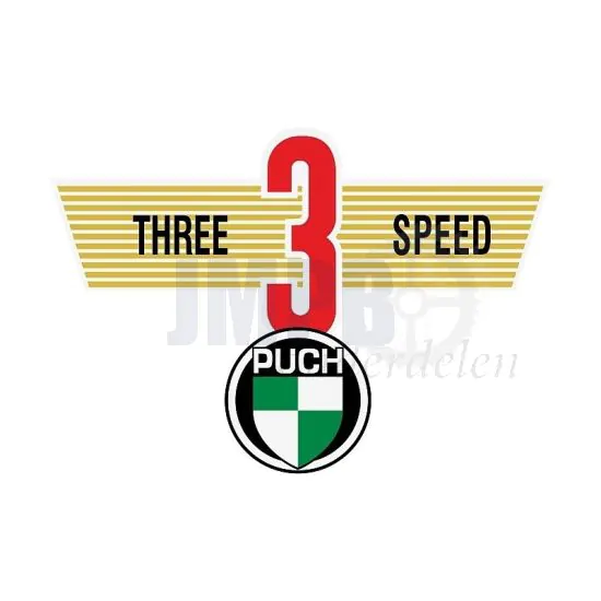 Transfer Achterspatbord Puch VS50D Three Speed
