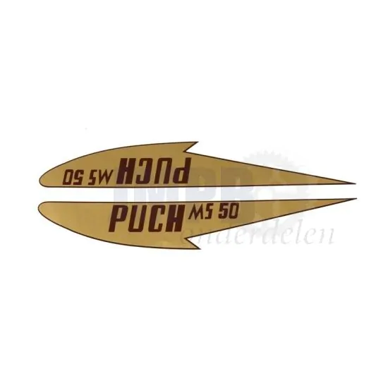 Tanktransferset Puch Goud MS50