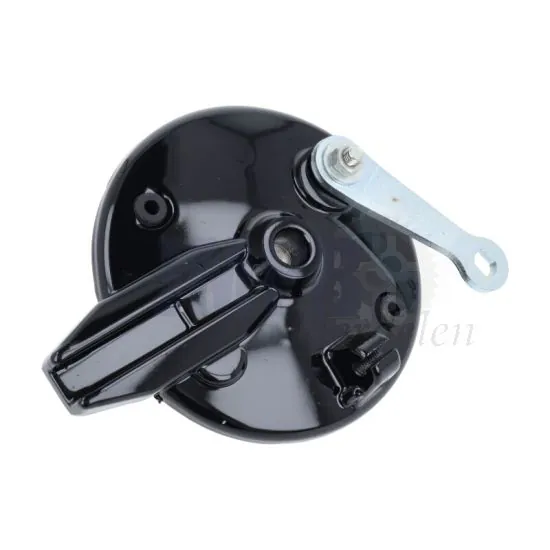 Remankerplaat Voor-/Achterzijde Zwart Tomos A35 120MM