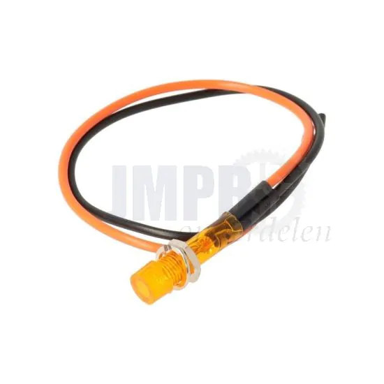 Controlelamp Universeel Oranje 8MM 12 Volt