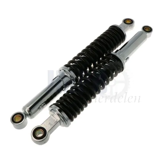 Schokbrekers Zwart/Chroom 335MM Honda