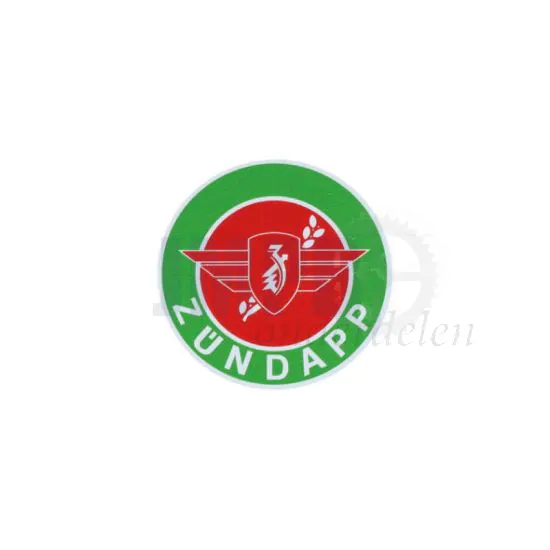Sticker Zundapp Logo Groen Rond 55MM