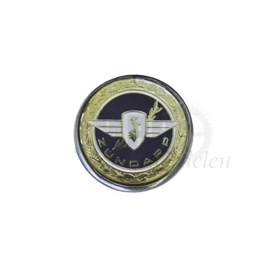 Sticker Zundapp Logo Goud/Zwart Rond 60MM
