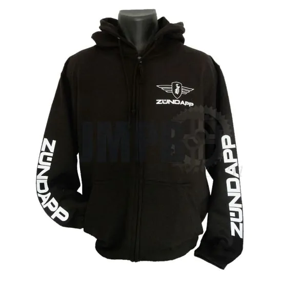 Vest Zundapp Zwart Met rits & capuchon