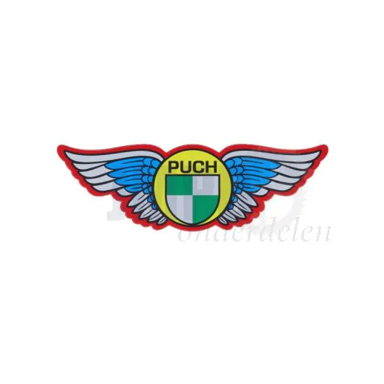 Sticker Puch Wings Rood/Wit/Blauw