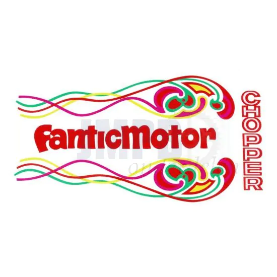 Tankstickerset Fantic Motor Chopper