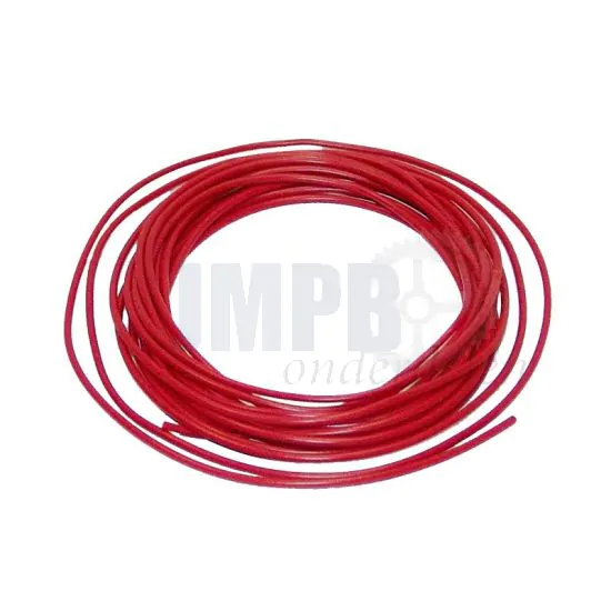 Electrisch Draad 3 Mtr Verp. - 1.0MM² Rood