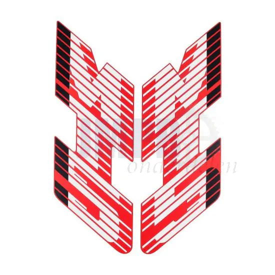 Stickerset Tank Honda MT5 88/89 Wit/Rood