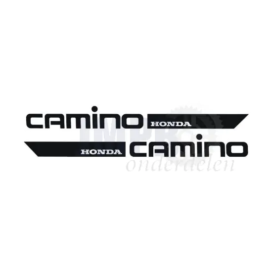 Stickerset Transfer Honda Camino Zwart
