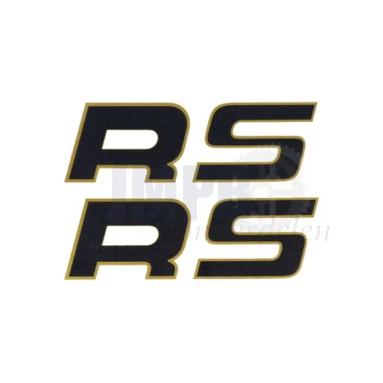 Framestickerset Kreidler Zwart/Goud RS