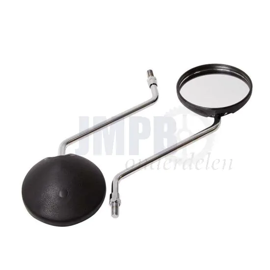 Spiegelset Yamaha DT50/80MX Zwart/Chroom