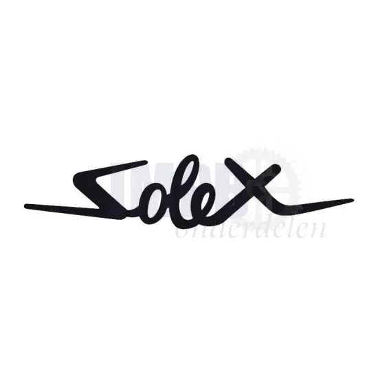 Sticker Solex Zwart 150X35MM