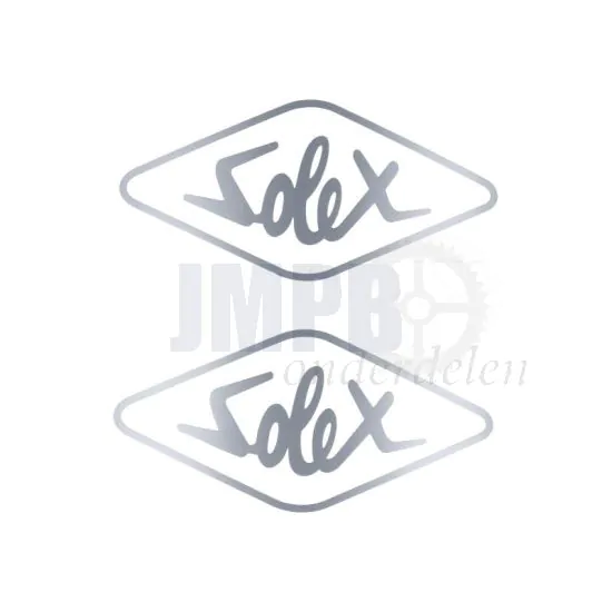 Stickerset Solex Zilver 70X33MM
