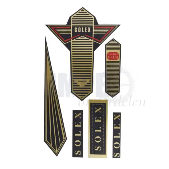 Stickerset Solex OTO Goud