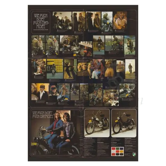 Poster "Wie Puch Doet" Herdruk