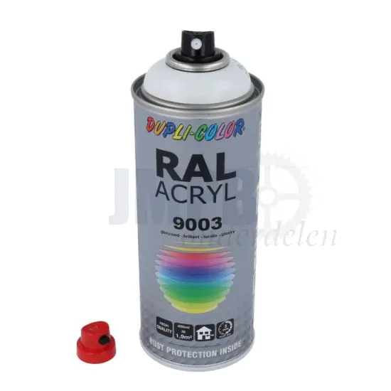 Dupli Color Spuitlak RAL 9003 Signaalwit - 400ML