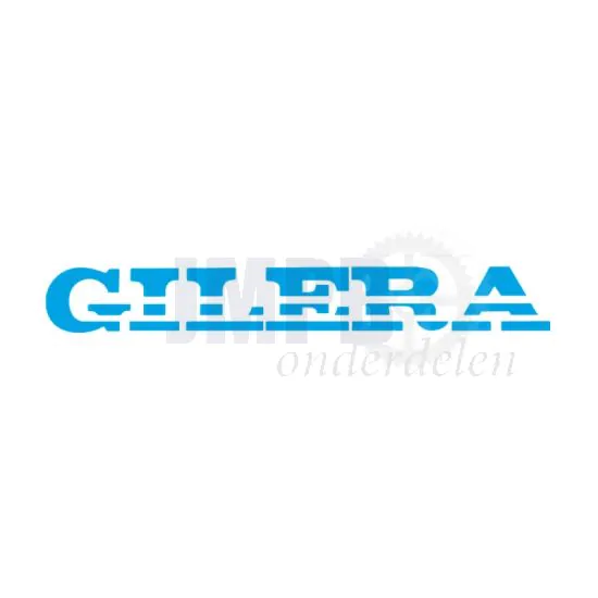 Sticker Gilera Turbo Snijtekst Licht Blauw 230X30MM