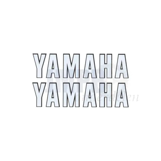 Stickerset Yamaha Wit Klein