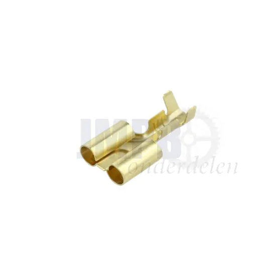 Ronde Dubbele Stekker Vrouw 4MM - Japans - Messing