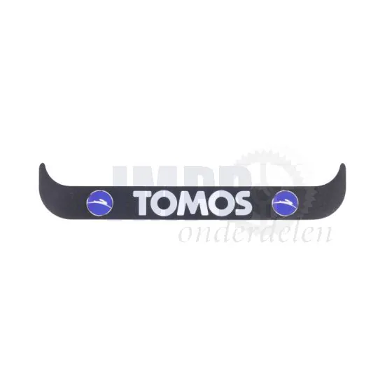 Sticker Plaathouder Breed Tomos Logo Blauw