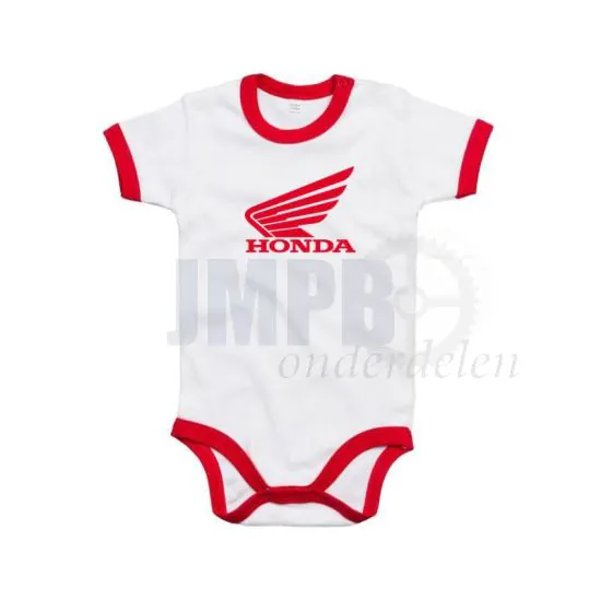 Romper Honda Wit/Rood 6-12 Maand