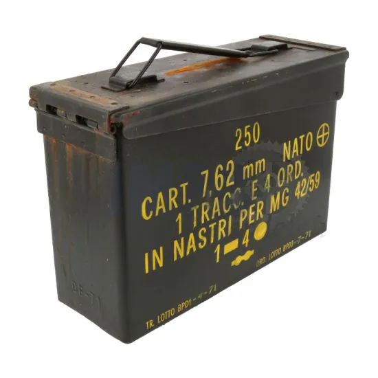 Ammo Box .30 Cal Metaal Patina