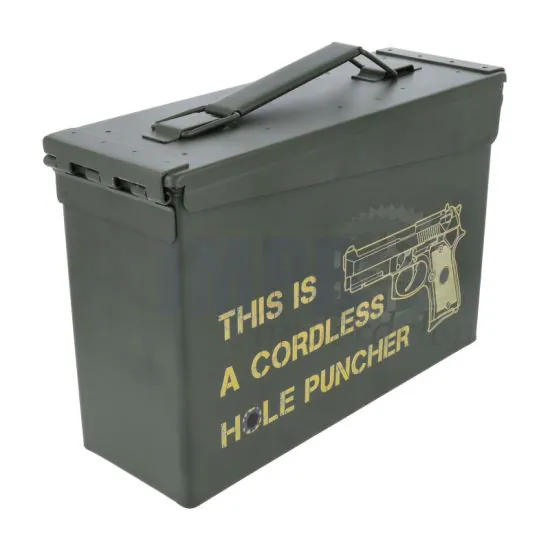 Ammo Box .30 Cal Metaal "Hole Puncher"