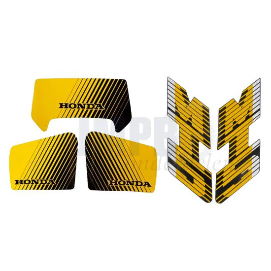 Stickerset Honda MT50 Geel / Zwart 6-Delig