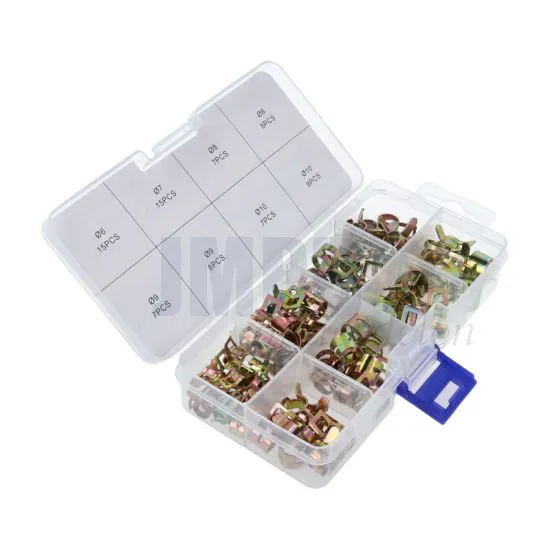 Assortimentset Benzineslangklemmen 75-Delig