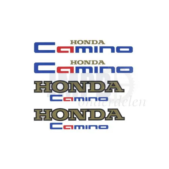Stickerset Honda Camino Types 1+2