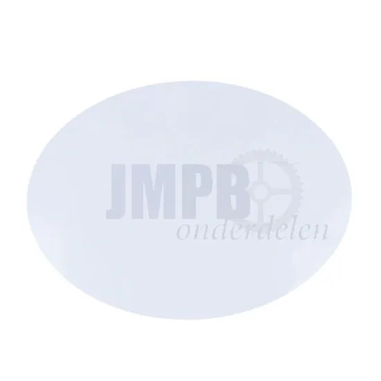 Sticker Ovaal Wit 235X180MM