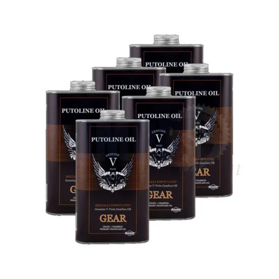 Putoline Genuine V-Twin Gearbox Oil -  6 Stuks