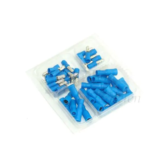 Assortimentset Kabelschoenen Blauw - 50 Delig