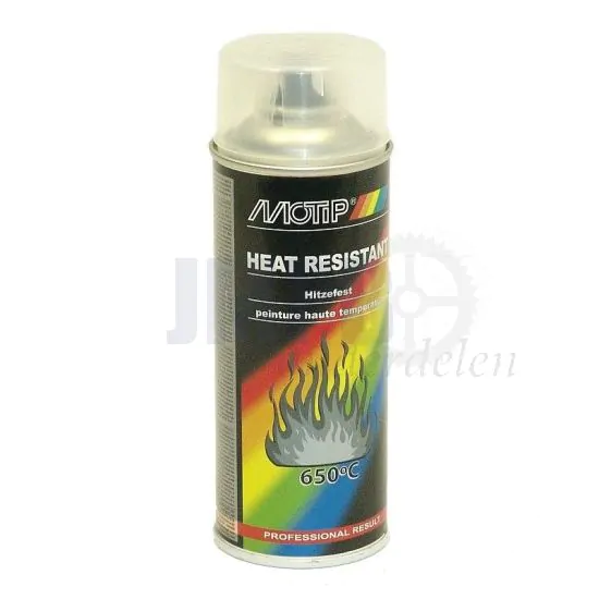 Motip Hittebestendige lak Spuitbus Blank - 400 ML