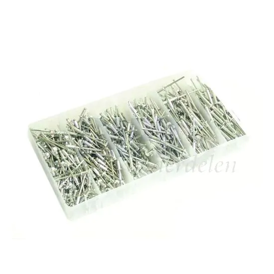 Assortimentset Popnagels - 500 Delig