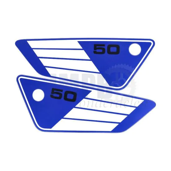 Zijkaststickerset Yamaha FS1 2RU Blauw 