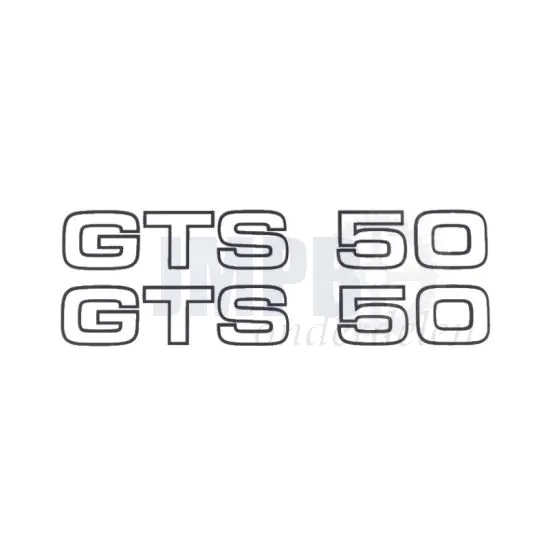 Stickerset Zundapp GTS50